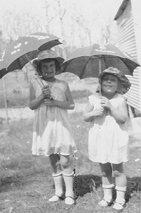 dresses and umbrellas